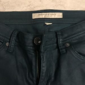 Burberry Brit Dark Green Skinny Jeans | Size 28